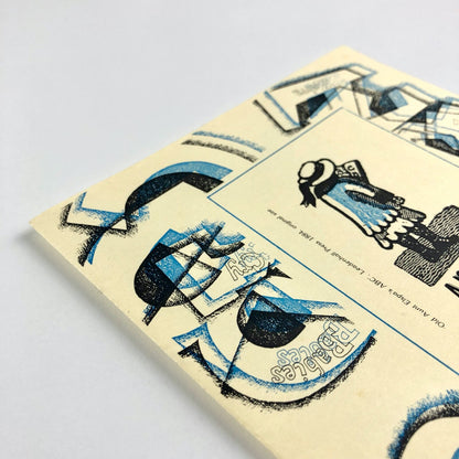 David Blamire's Adults' Alphabets | Hanborough Parrot Press | Prospectus 1990