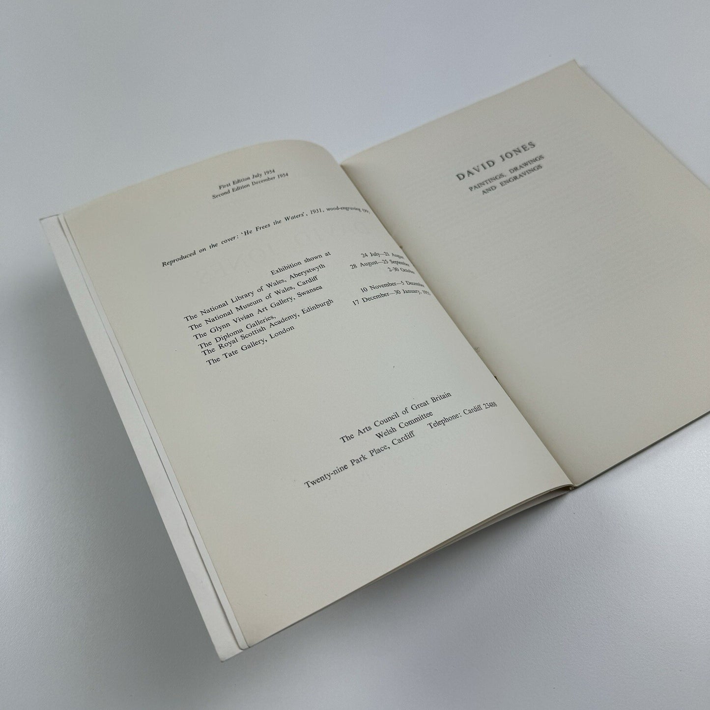 David Jones. Paintings, drawings and engravings | Arts Council catalogue, 1954