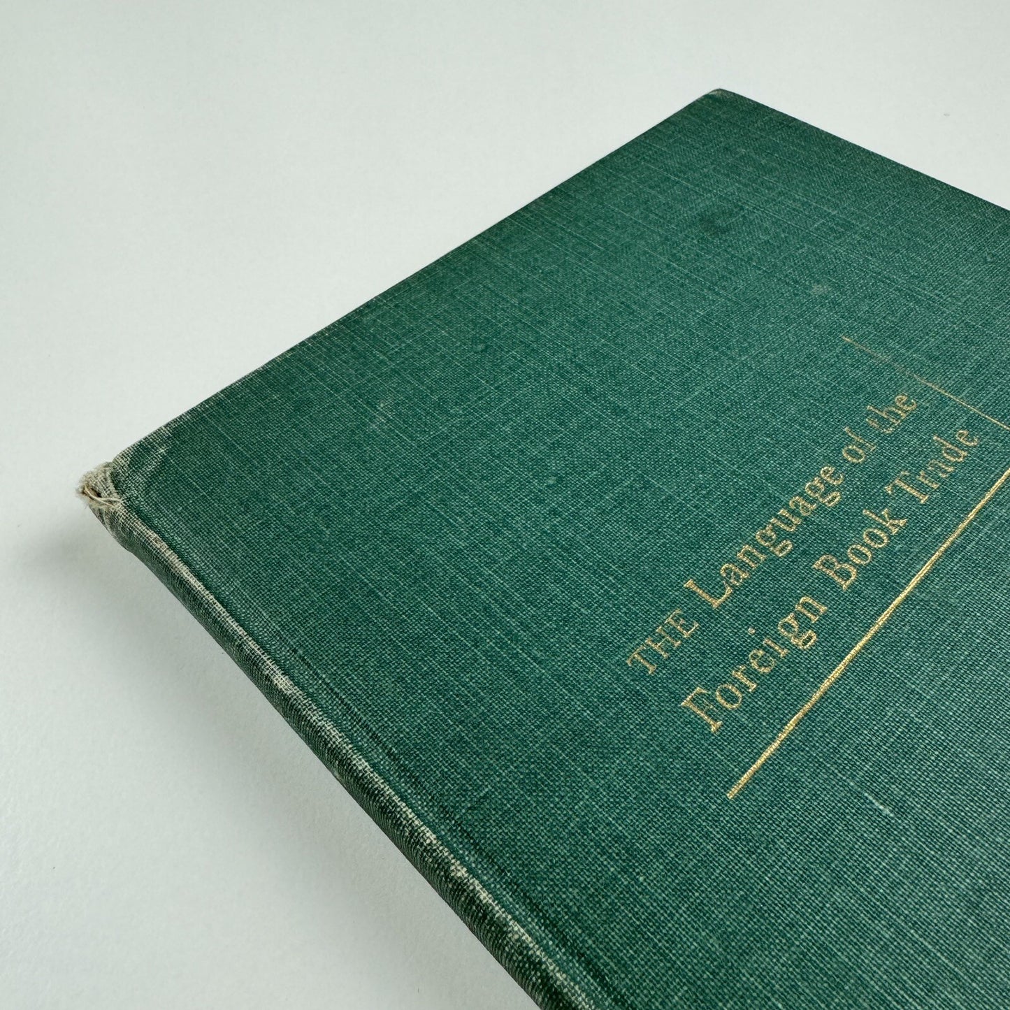 The Language of the Foreign Book Trade by Jerrold Orne | American Library Association, 1949
