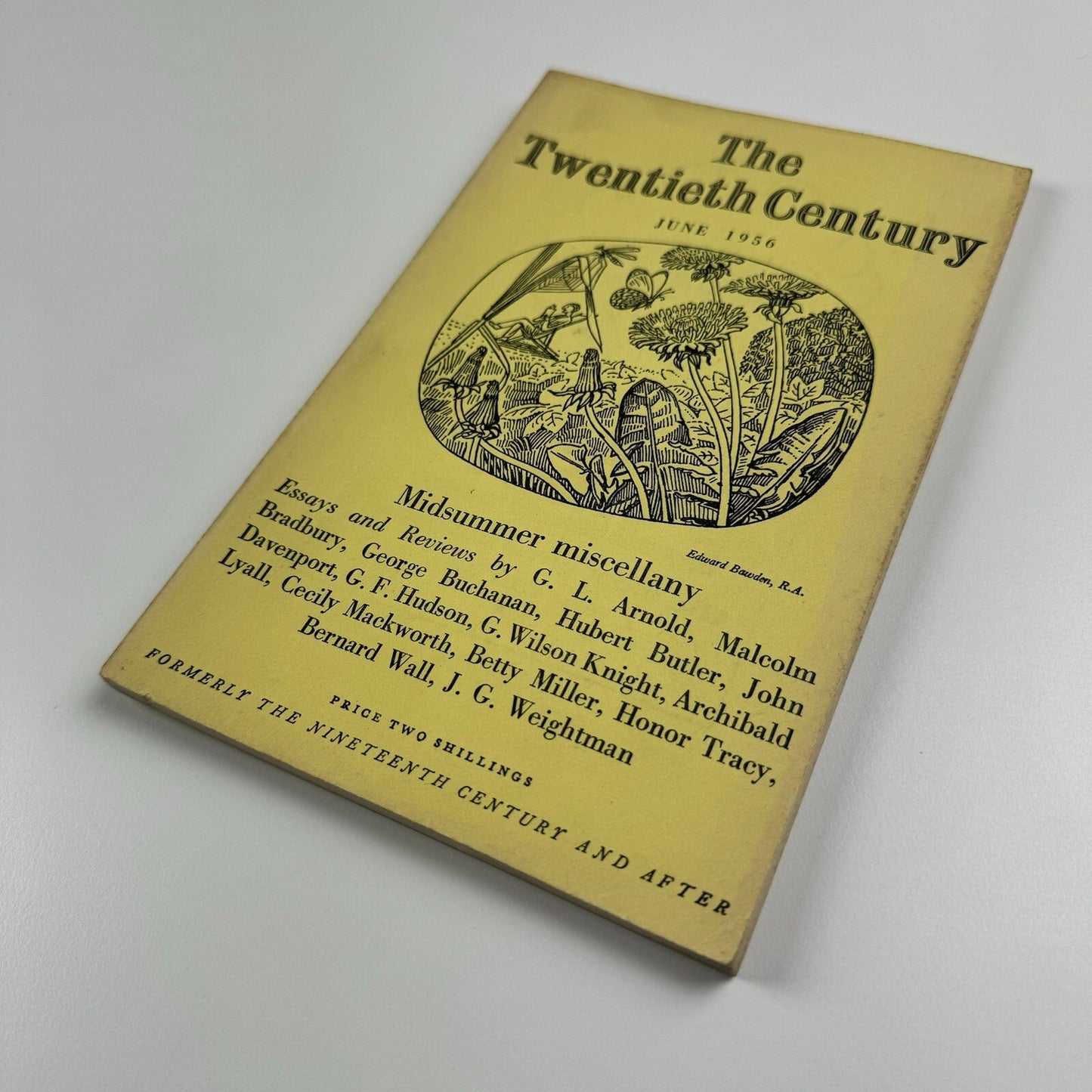 The Twentieth Century – June 1956, Vol. CLIX No. 952 | Edward Bawden cover