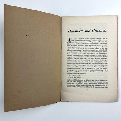 A selection of lithographs by Daumier and Gavarni | Arts Council catalogue booklet, 1946