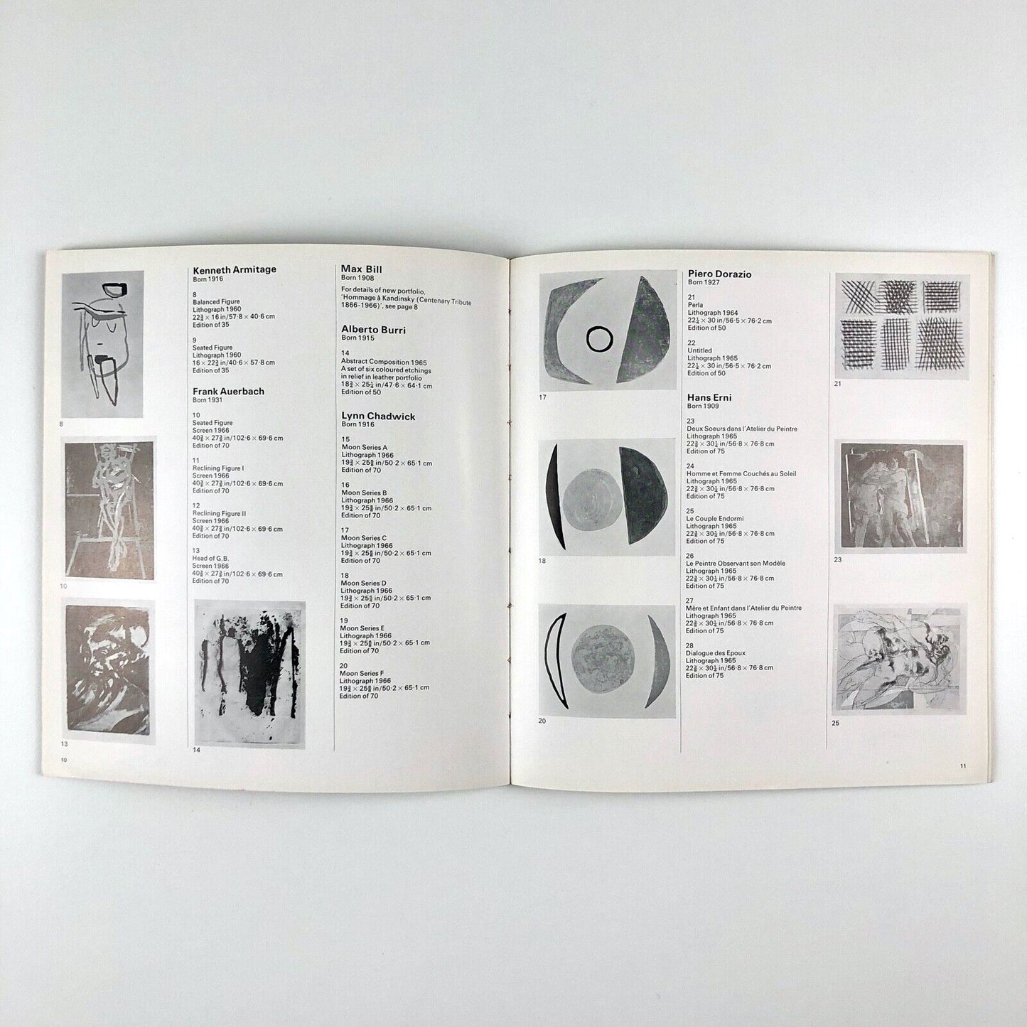 Marlborough Graphics. New Portfolios 1966-67 Marlborough Fine Art catalogue booklet | Gordon House