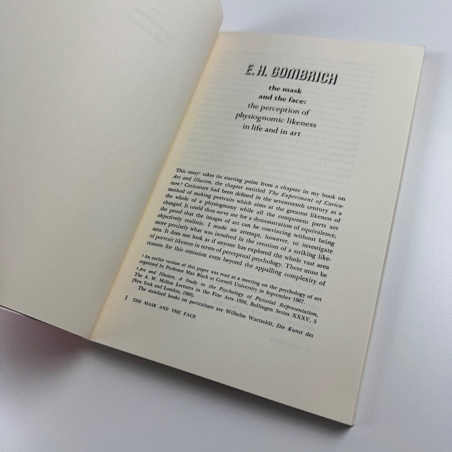 Art, perception and reality by E.H. Gombrich, Julian Hochberg, Max Black | The John Hopkins University Paperbacks, 1973