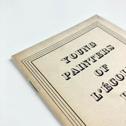 Young Painters of the L’École de Paris | Arts Council exhibition catalogue, 1952