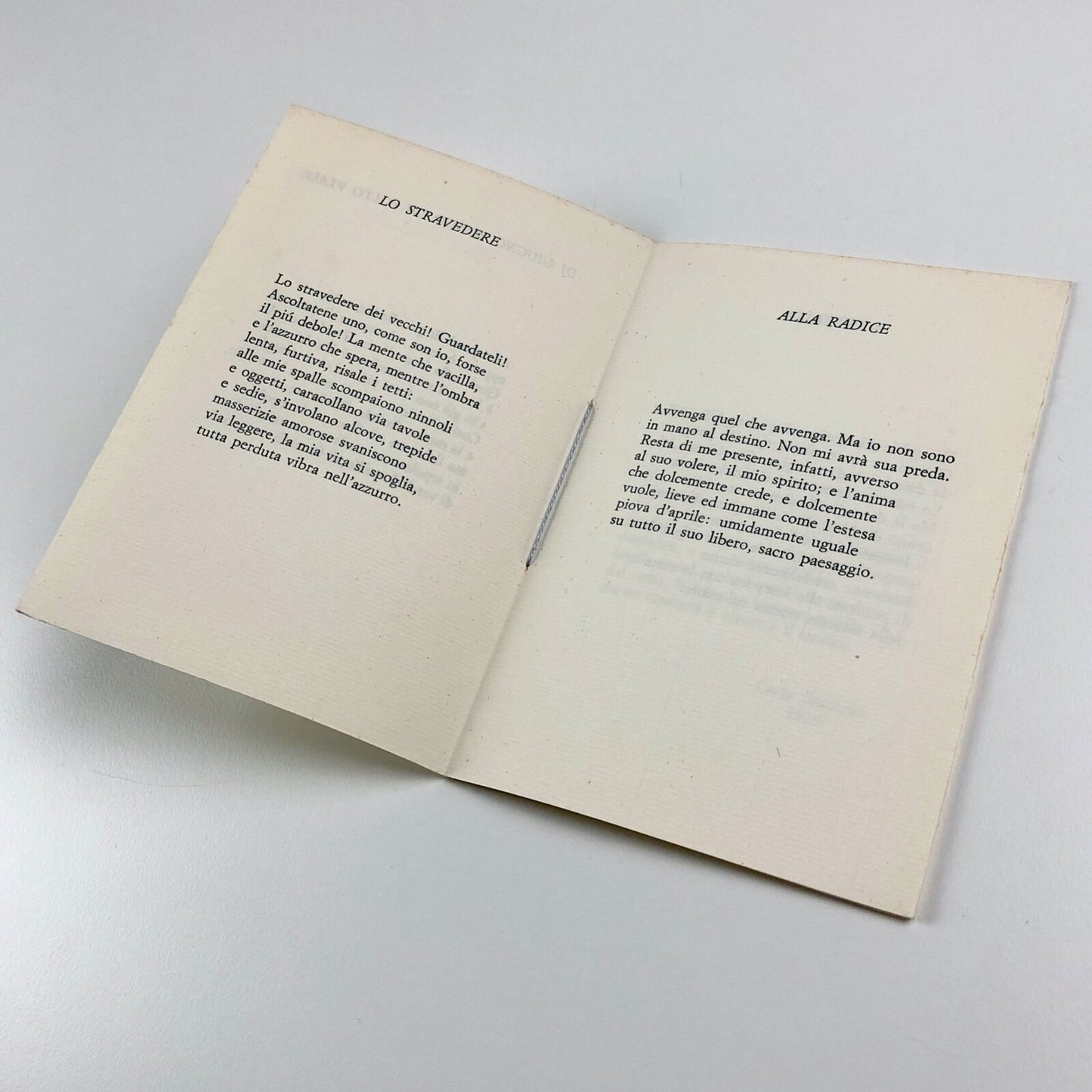 Lo Stravedere by Carlo Betocchi | Edited by Bino Rebellato / Padua, 1970