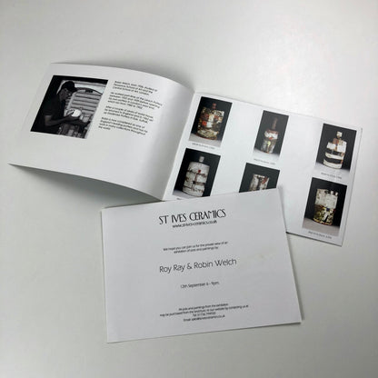Roy Ray & Robin Welch | St Ives Ceramics exhibition leaflet