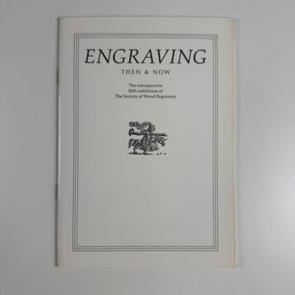 Engraving then & now. Retrospective 50th exhibition Society of Wood Engravers, undated