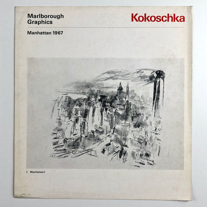 Oskar Kokoschka – Manhattan | Marlborough New London exhibition card, 1967