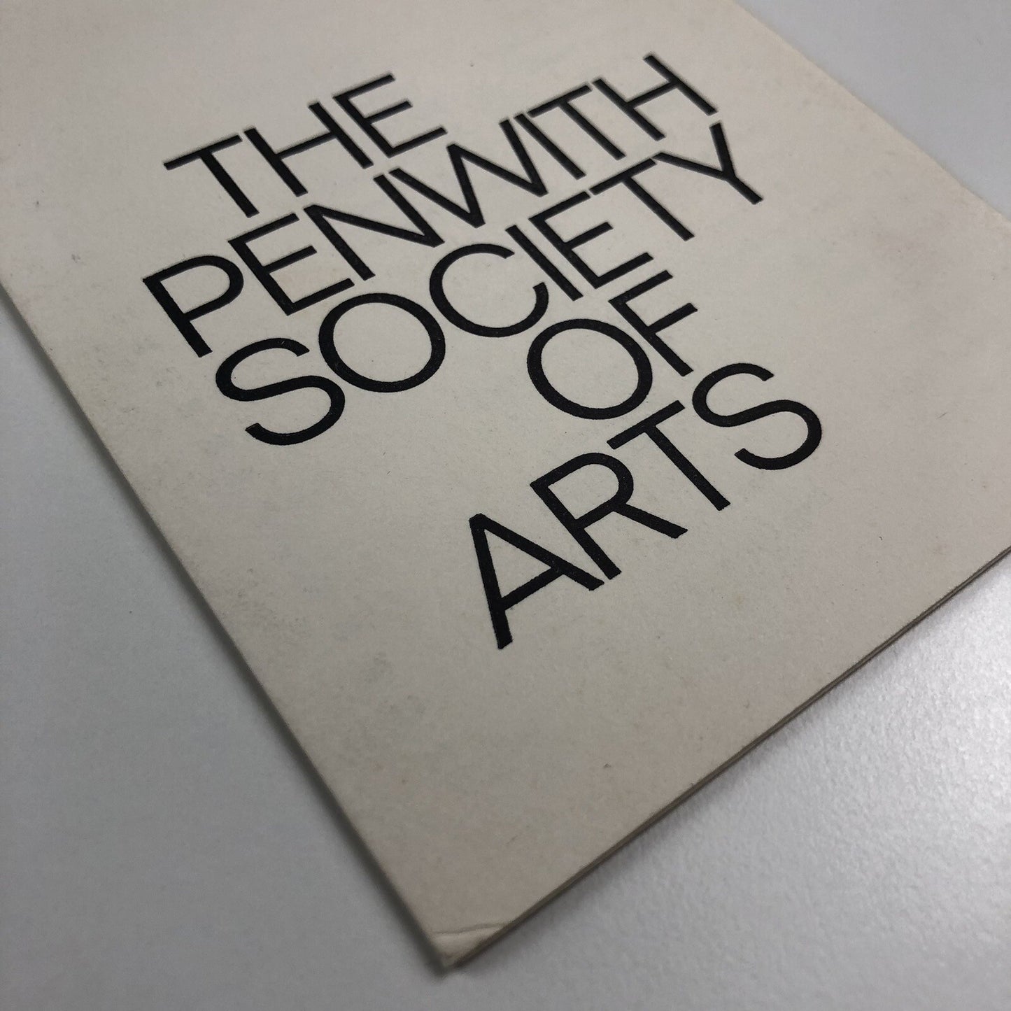 Folded card – The Penwith Society of Arts Associates Exhibition, 1966 St Ives