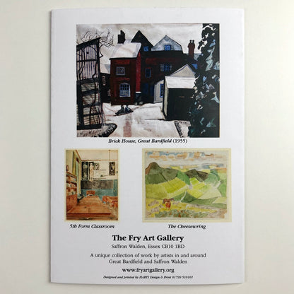 Leaflet for Edward Bawden. Seven Decades of Watercolours | The Fry Art Gallery, 2012
