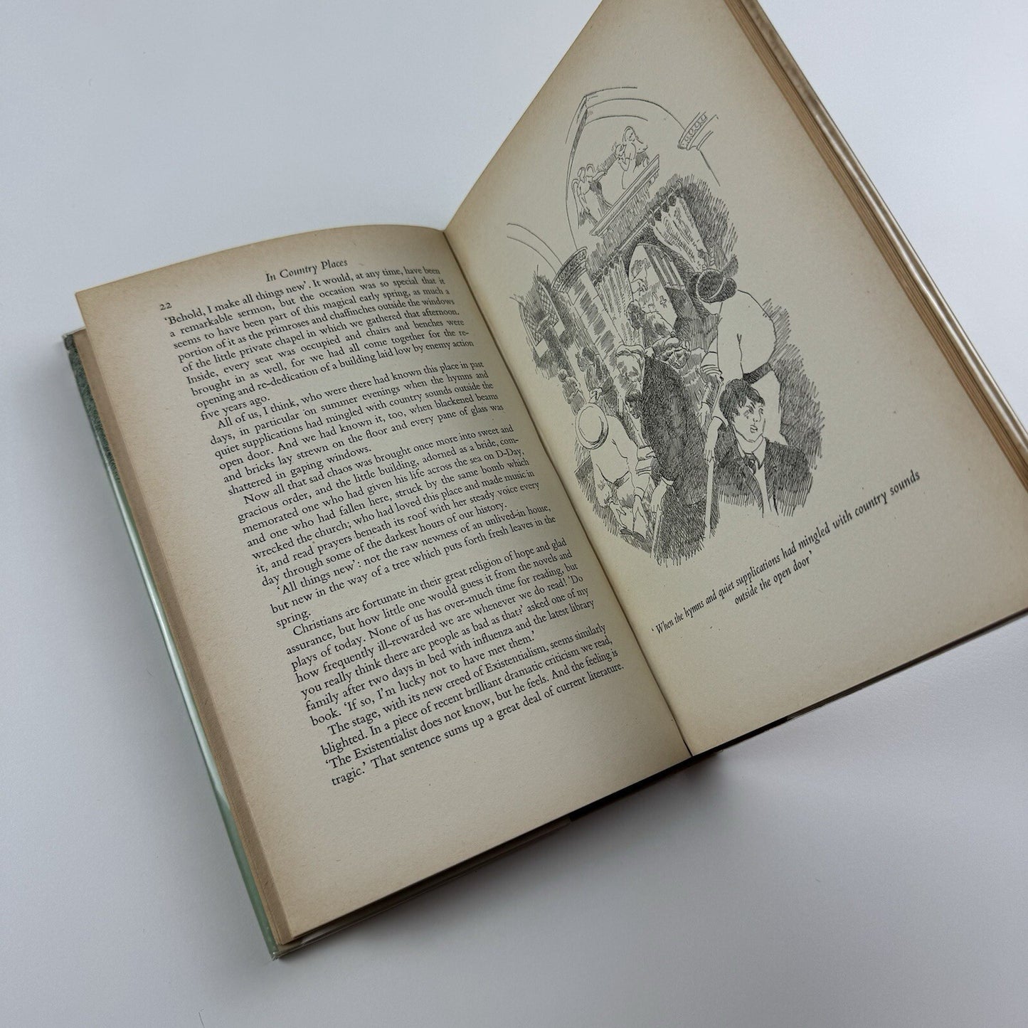 In Country Places by Eiluned Lewis – illustrated by Gilbert Spencer | Country Life, 1951