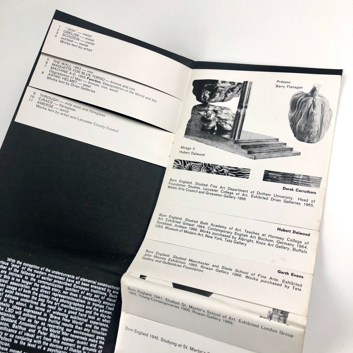 New Dimensions: exhibition of sculpture | Hampstead Arts Council Camden Arts catalogue/guide, 1966