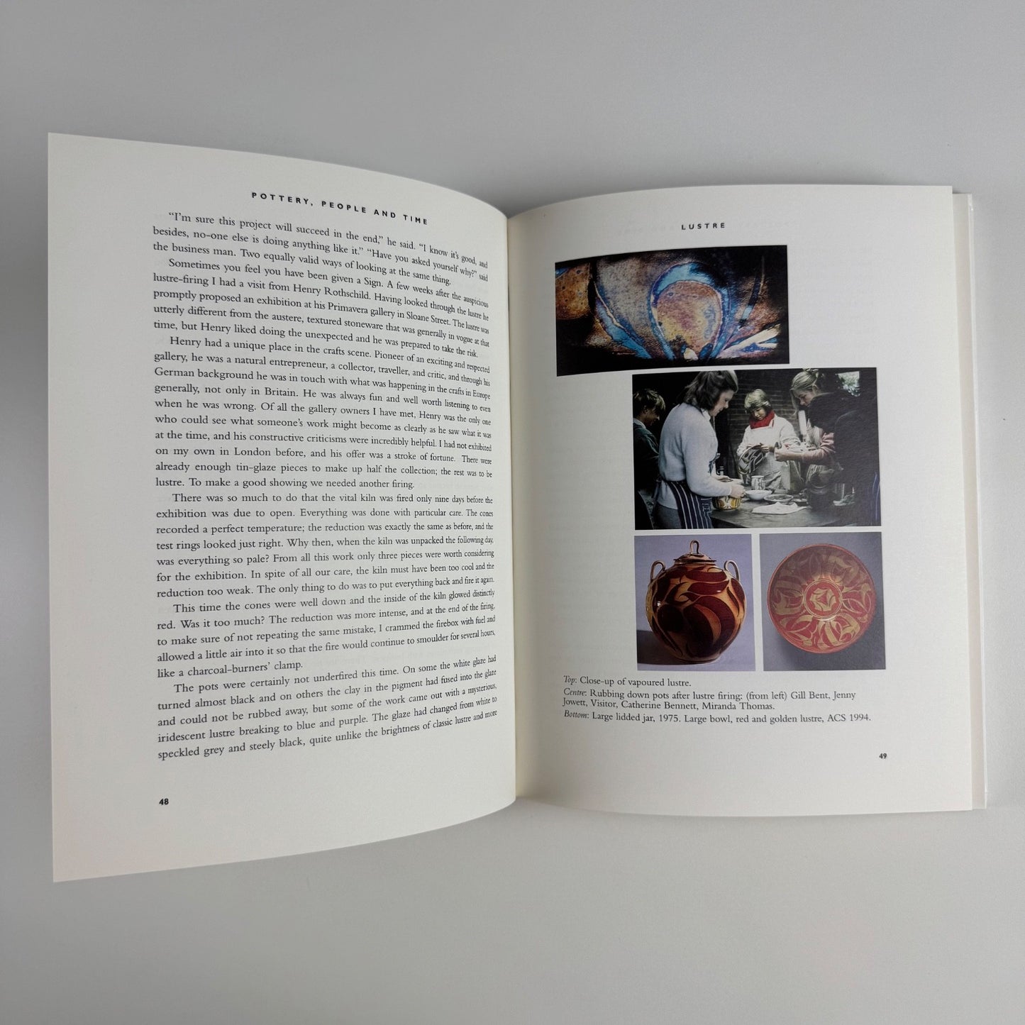 Pottery, People and Time. A workshop in Action Alan Caiger-Smith |  Richard Dennis, 1995