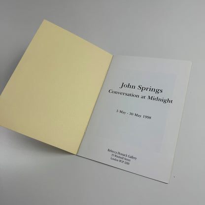 John Springs. Conversation at Midnight | Rebecca Hossack Gallery, 1998