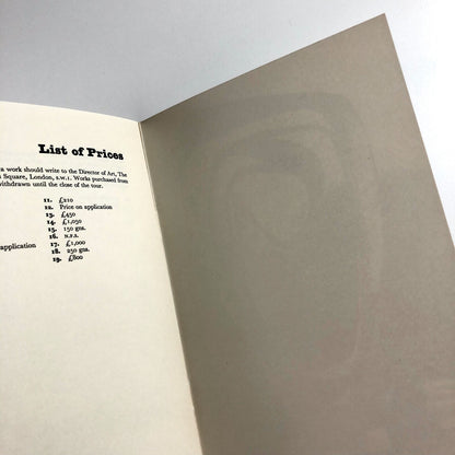 Contemporary British Sculpture | An Open Air Sculpture Exhibition arranged by The Arts Council of Great Britain | 1961 catalogue