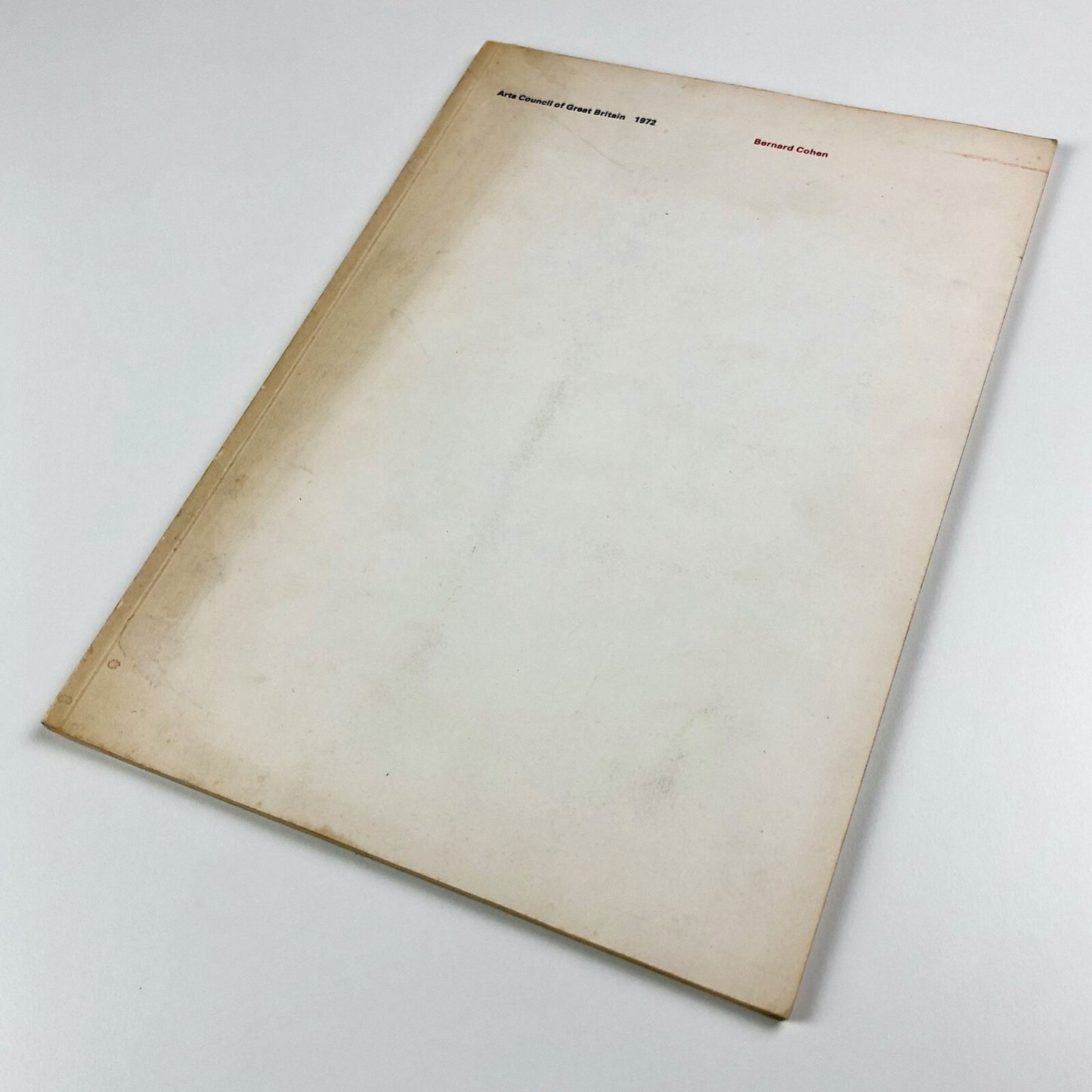 Bernard Cohen Paintings and drawings 1959-71 | Arts Council catalogue, 1972