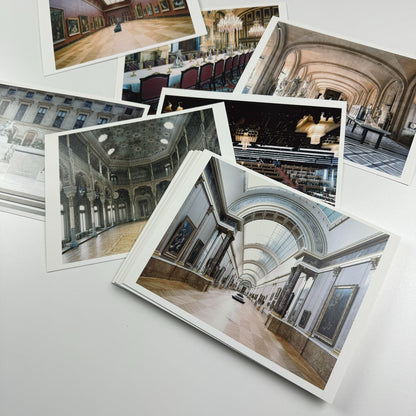 Candida Höfer – Palaces, Theatres, Churches and a Casino | Ben Brown Fine Arts | Box of postcards, 2007
