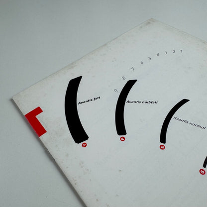 Type specimen booklet for Avantis | Berthold Types 176, undated