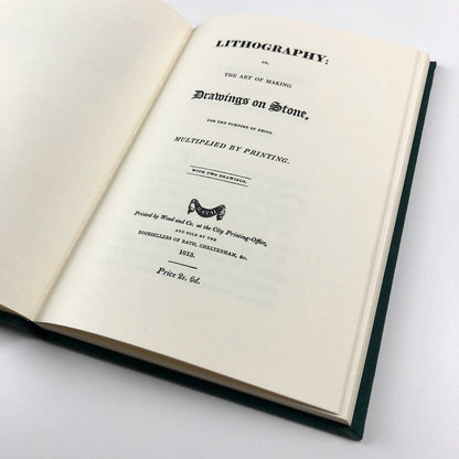Henry Banke’s treatise on Lithography | Introduction by Michael Twyman | Printing Historical Society, 1976