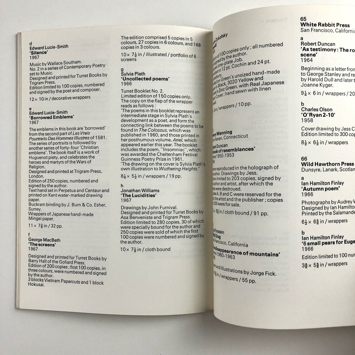 The Little Press Movement in England and America | Edward Lucie-Smith, 1968