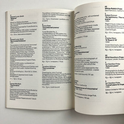 The Little Press Movement in England and America | Edward Lucie-Smith, 1968