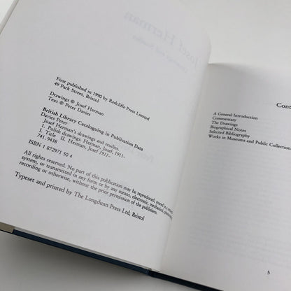 Josef Herman’s Drawings and Studies by Peter Davies Redcliffe Press, 1990