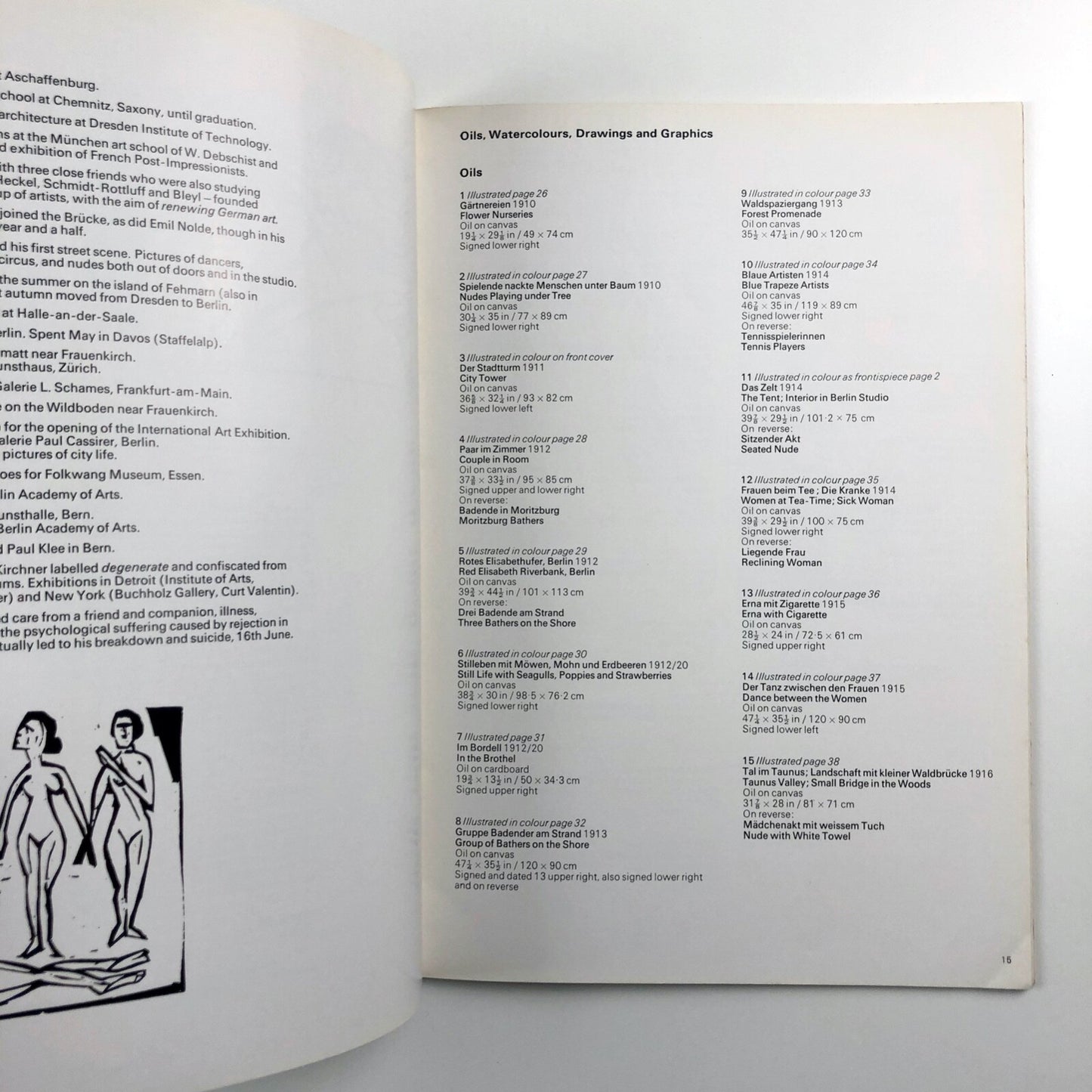 Ernst Ludwig Kirchner 1880-1938 Marlborough 1969 catalogue | Design by Gordon House