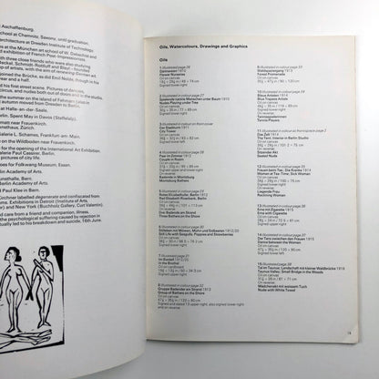 Ernst Ludwig Kirchner 1880-1938 Marlborough 1969 catalogue | Design by Gordon House