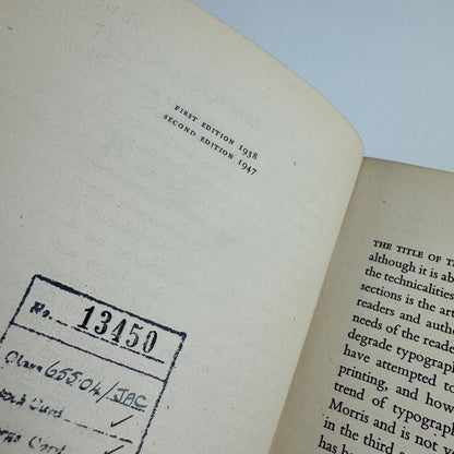 The Printing of Books by Holbrook Jackson | Cassell, 2nd edition 1947