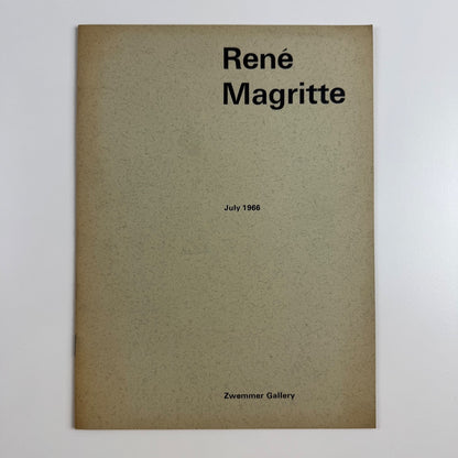 René Magritte | Zwemmer Gallery, London July 1966