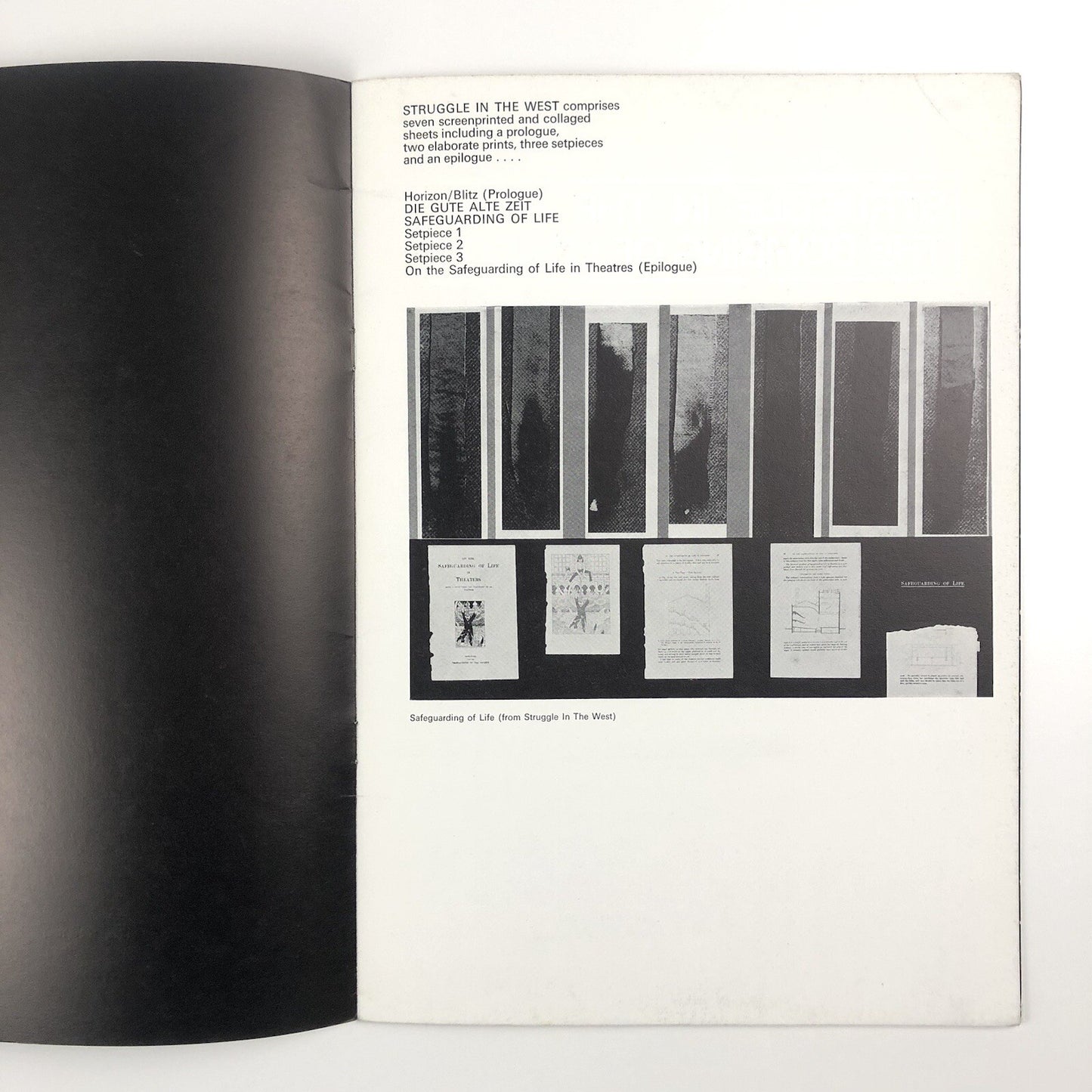 R.B. Kitaj Three Sets | Marlborough Graphics catalogue, 1970 | Typography by Gordon House