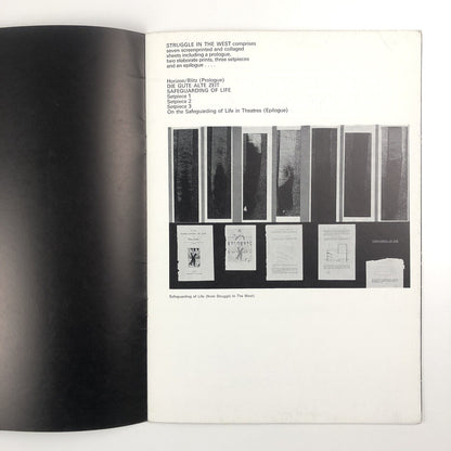 R.B. Kitaj Three Sets | Marlborough Graphics catalogue, 1970 | Typography by Gordon House