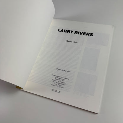 Larry Rivers. Recent Work | Marlborough Fine Art, 1990