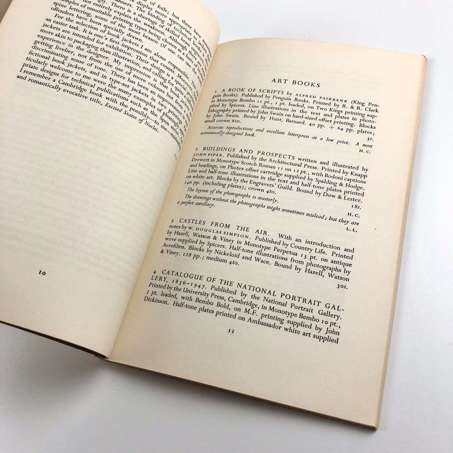 Exhibition of British Book Design | National Book League, 1950 | Harry Carter and Lynton Lamb
