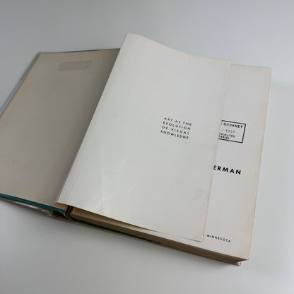 Art as the evolution of visual knowledge by Charles Biedermann 1948 first edition