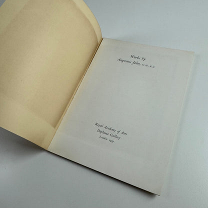 Works by Augustus John | Royal Academy, Diploma Gallery 1954 + ephemera