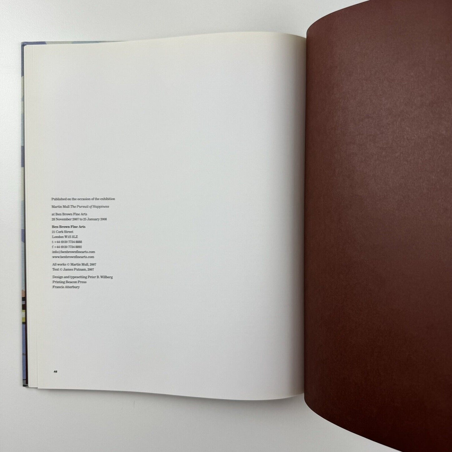 Martin Mull. The Pursuit of Happiness | Ben Brown Fine Arts catalogue, 2007/8