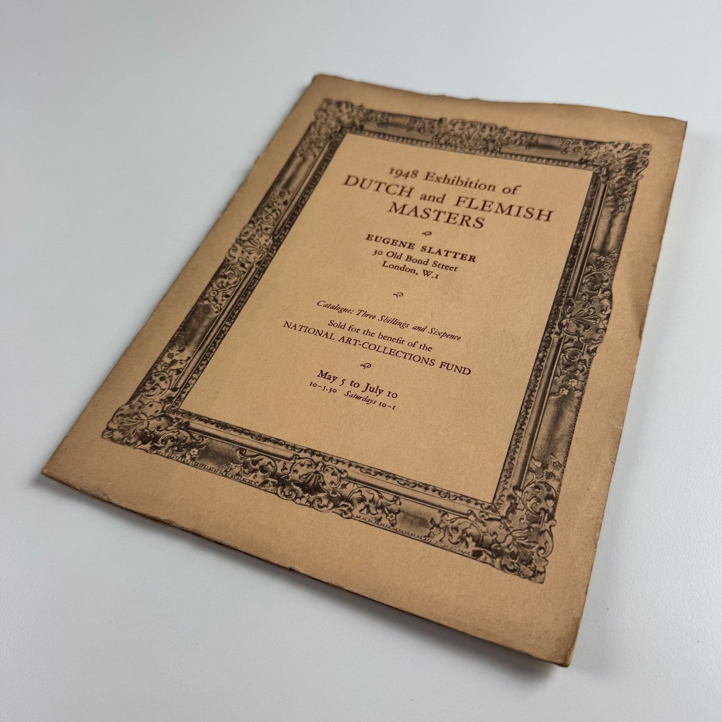 1948 Exhibition of Dutch and Flemish Masters | Eugene Slatter, London, 1948