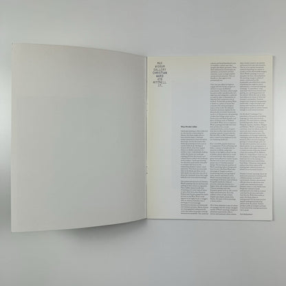 Christian Ward. Black Sun | Max Wigram Gallery London, 2005 catalogue