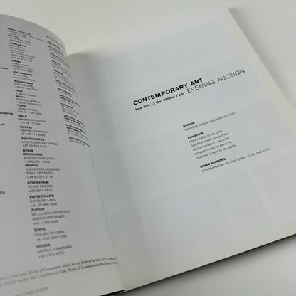 Contemporary Art evening sale catalogue – Sotheby's New York, 12 May 2009 N08550