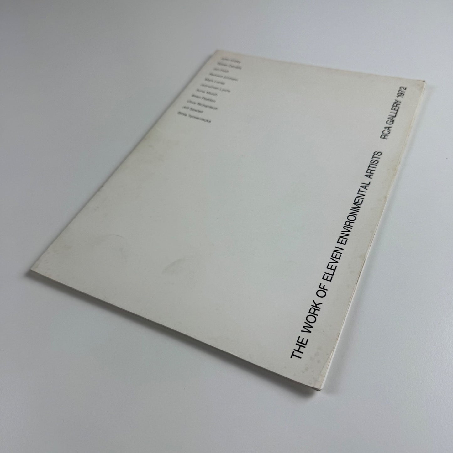 The Work of Eleven Environmental Artists | RCA Gallery, 1972