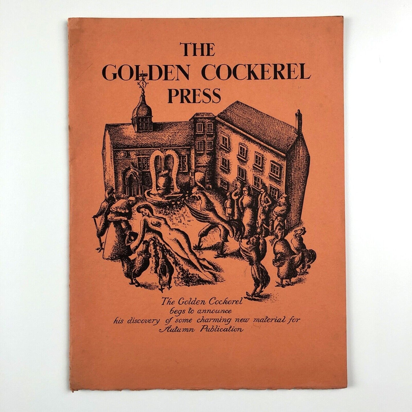 The Golden Cockerel Press prospectus | Autumn Publication, 1936
