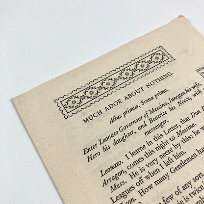 Much Adoe About Nothing – specimen pages | Nonesuch Press, undated