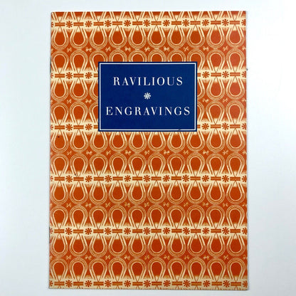 Promotional leaflet for Ravilious Engravings | The Wood Lea Press