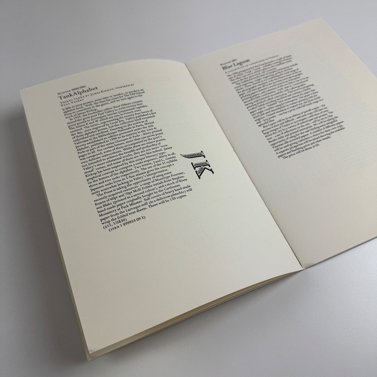Some plans… no promises. Books on the horizon from The Old School Press 2001
