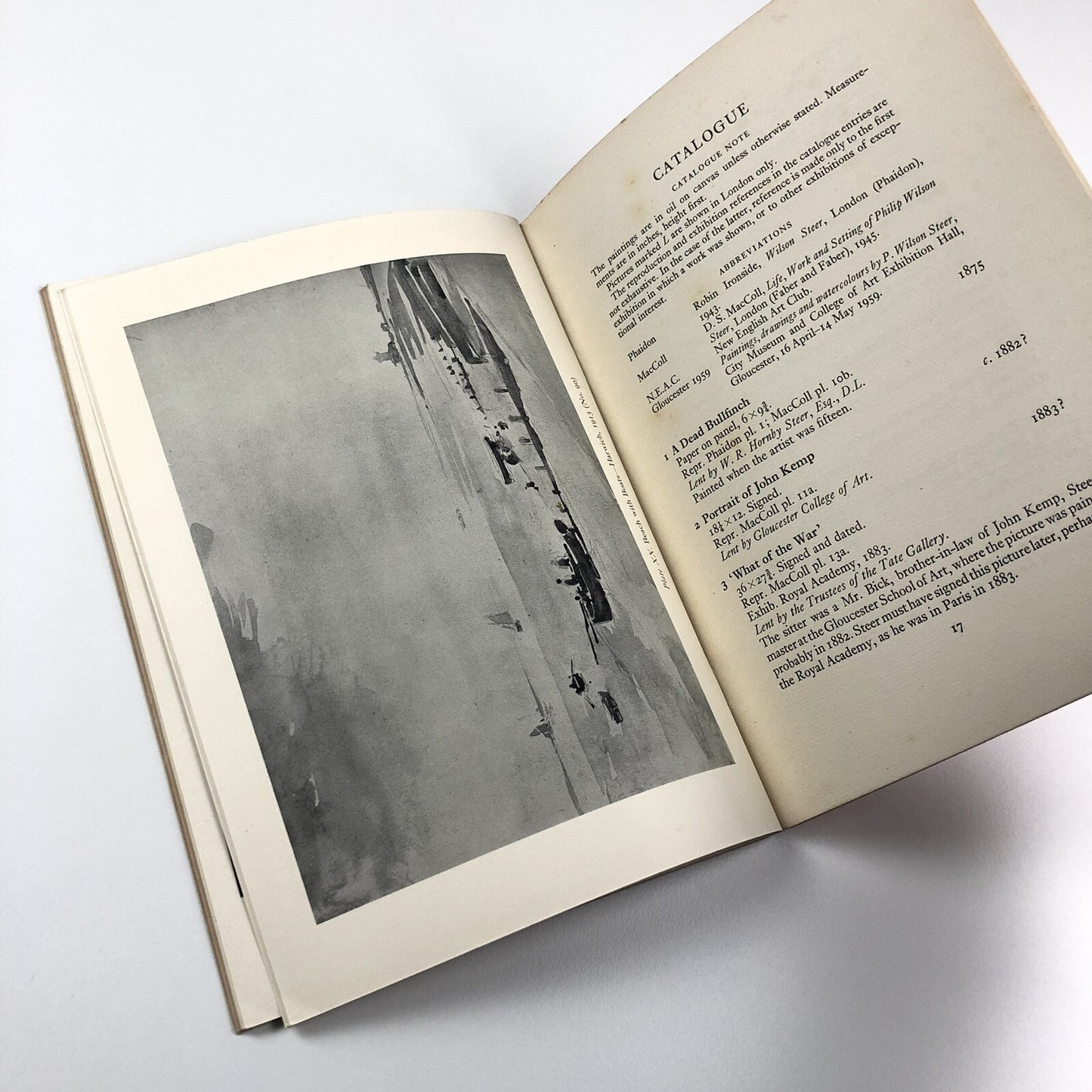 P. Wilson Steer 1860-1942 Arts Council exhibition catalogues, 1980