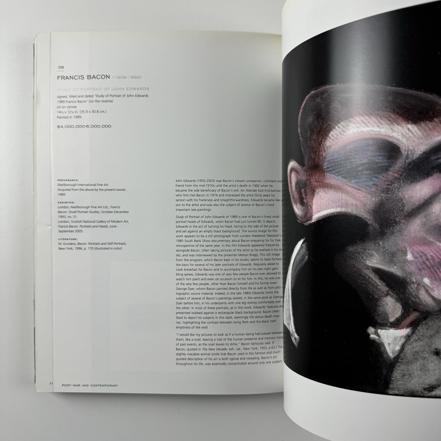 Post-war and Contemporary art. Christie's New York 13 May 2008 sale reference 1997