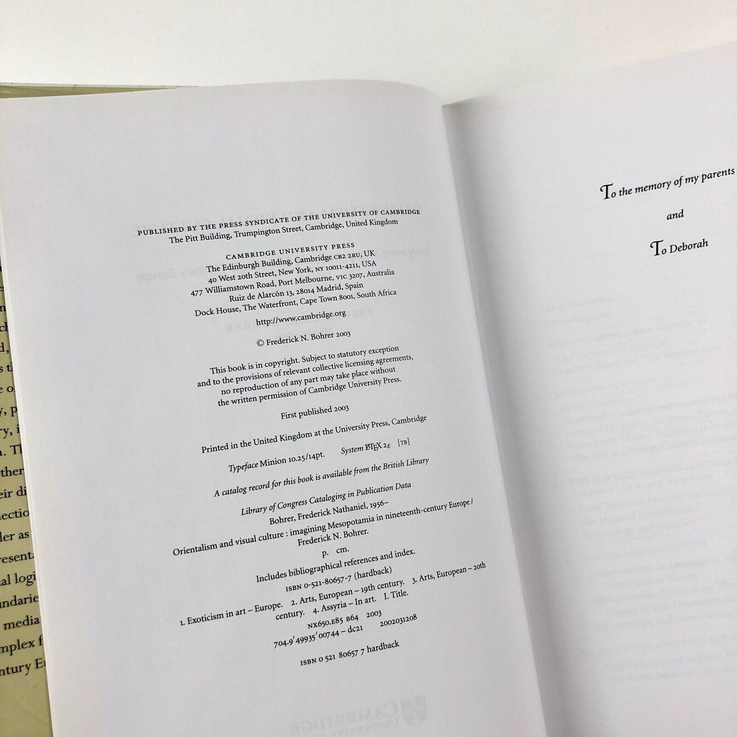 Orientalism & Visual Culture: Imagining Mesopotamia in Nineteenth0Century Europe by Frederick N. Bohrer | Cambridge University Press, 2003