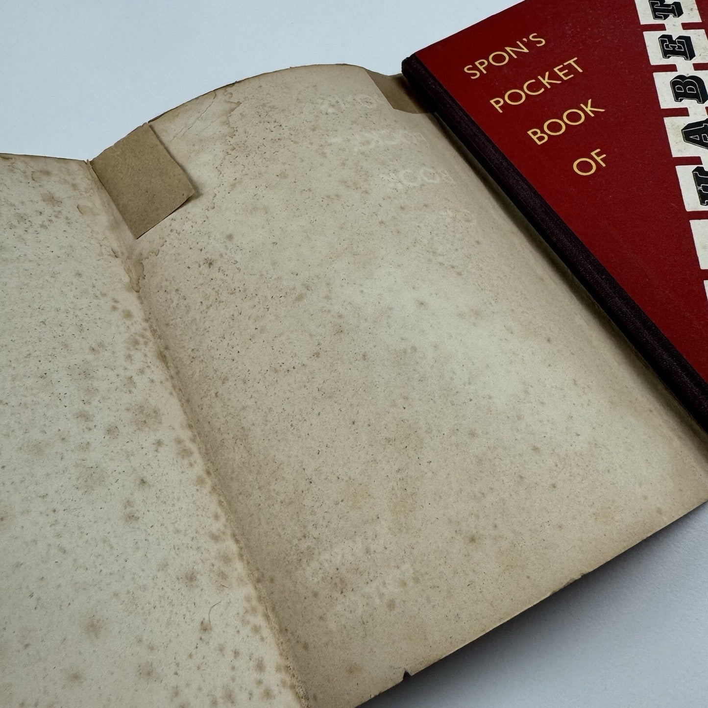 Spon’s Pocket Book of Alphabets | Revised edition, 1956