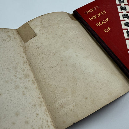 Spon’s Pocket Book of Alphabets | Revised edition, 1956
